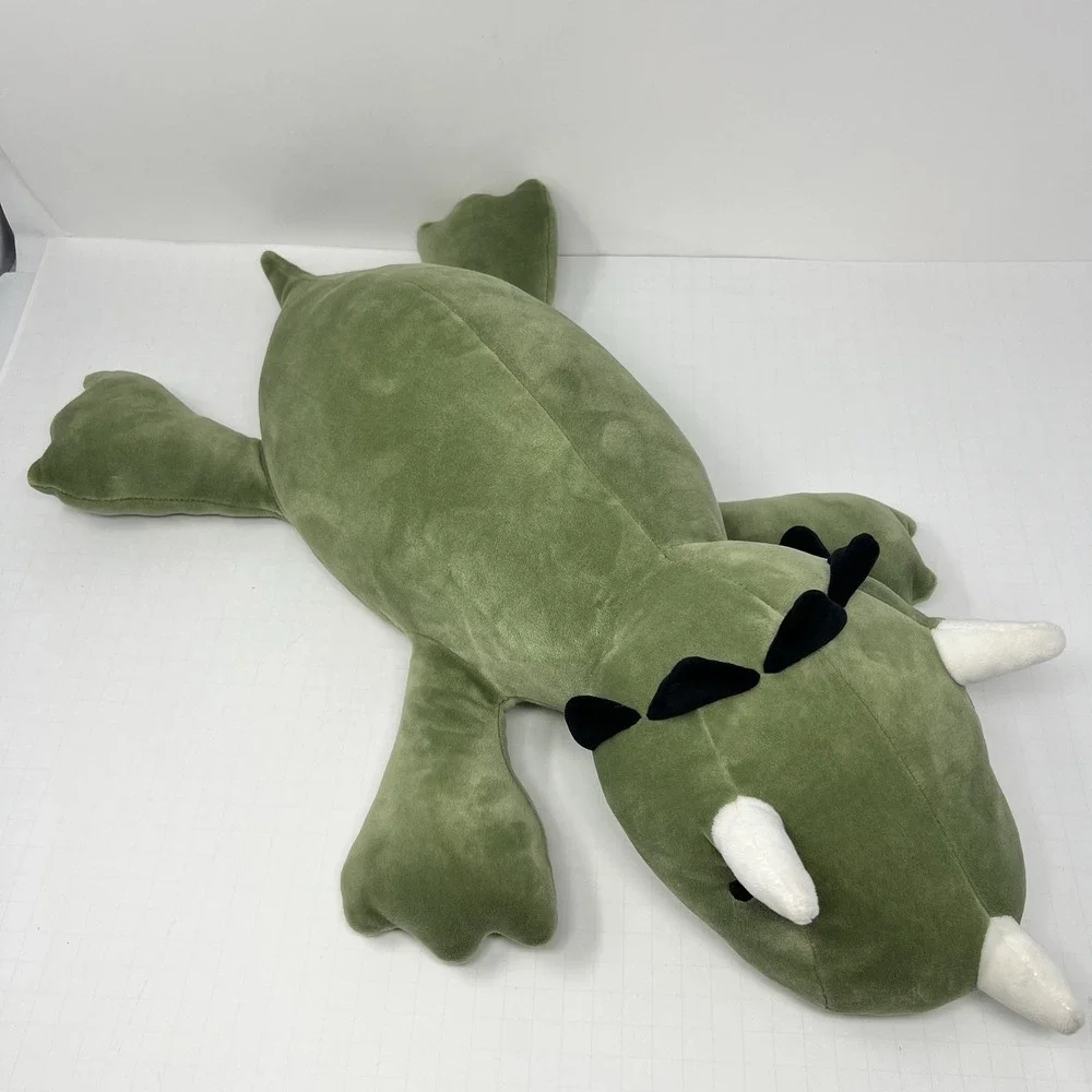 Pillowfort Large Weighted Dinosaur Plush‎ Triceratops Throw Stuffed Animal 24